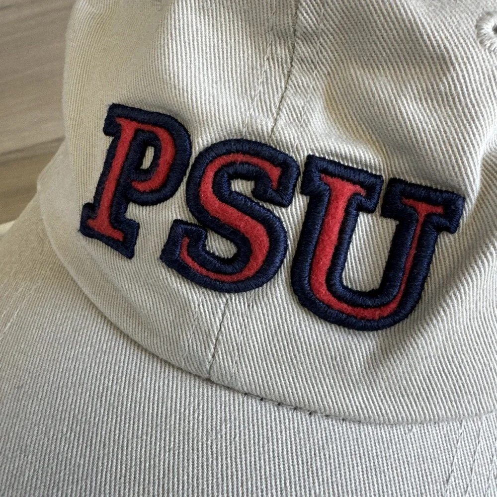 Vintage The Game Penn State‎ Nittany Lions PSU Khaki Tan Embroidered Hat Cap NWT